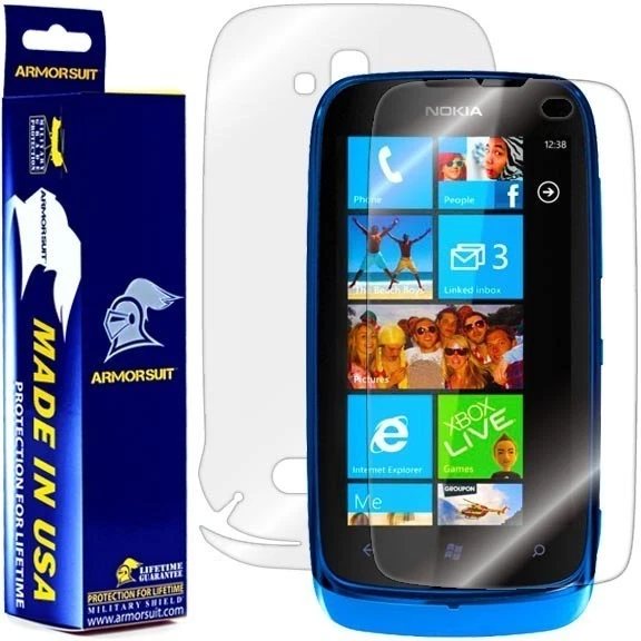 ArmorSuit MilitaryShield Nokia Lumia 610 Screen Protector + Full Body Skin USA - Image 1 of 4