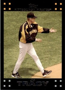 2007 Topps Baseball Jim Tracy . Pittsburgh Pirates #253
