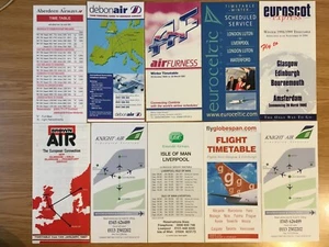 Lot of 45 different mixed BRITISH AIRLINE timetables timetable schedule - Picture 1 of 5