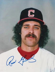 ROSS GRIMSLEY  CLEVELAND INDIANS  ACTION SIGNED 8x10 - Picture 1 of 1
