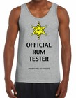 Official Rum Tester Men's Vest Tank Top - Funny Drinker Jamaica