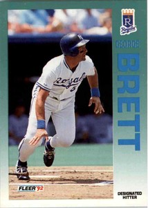 1992 FLEER - #154 GOERGE BRETT - ROYALS -