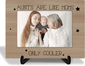 Aunt Wooden Picture Frame with Stand Mother'S Day Gift for Women Auntie Aunt fro - Picture 1 of 5