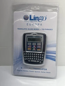 Lingo Europa 6 Language Pocket Translator 30,000 Word Model WM-6C,  New. - Picture 1 of 2