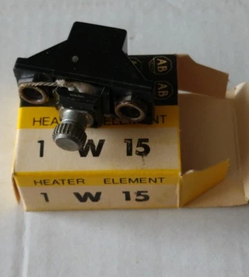 Nuevo elemento calefactor relé de sobrecarga térmica Allen-Bradley W15 **Hecho en EE. UU.** Foto 1 de 2
