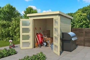 28 mm Gartenhaus 200x250cm Gerätehaus Holzhaus Schuppen Holzhütte Datsche NEU - Bild 1 von 15