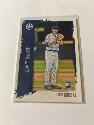 2021 Panini Diamond Kings Baseball Tarik Skubal RC ROOKIE Card #132 (F1) - Image 1 of 2