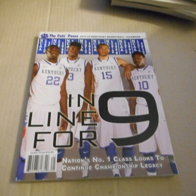 Cats' Pause 2012-13 Kentucky Wildcats Basketball Yearbook  - Image 1 of 3