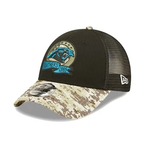 New Era Cap Men's NFL Carolina Panthers Salute To Service 9FORTY Snapback Hat - Picture 1 of 4