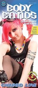 Tinsley Transfers kit tatuaggio temporaneo amore con polsini incatenati - Foto 1 di 1