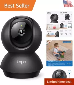 Smart Indoor Security Camera: 360° Pan/Tilt with Cry Detection and Night Vision - Picture 1 of 9