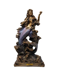 Yemaya Orisha Resin Statue 12" – Yoruba Santería Goddess of the Sea – Spiritual - Picture 1 of 2