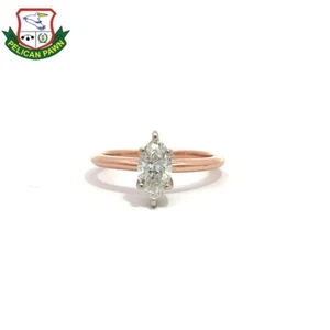 Women's 14KT Gold & Diamond Solitaire Engagement Ring, .75CTW (rle-j (PPJ044131) - Picture 1 of 5