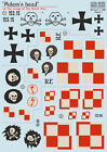 "Adam's head" on the wings of the Great War Part 48-250  1/48 Decals Print Scale