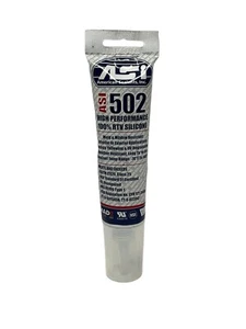 ASI 502 Clear Food Grade 100% RTV Silicone Sealant - 2.8 Oz Squeeze Tube - Picture 1 of 2