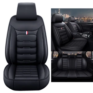 For Hyundai Car Seat Covers Leather Front & Rear Full Set Cushion Protector Pad - Picture 1 of 17