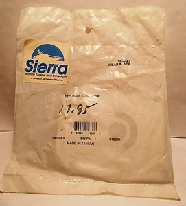 SIERRA WEAR PLATE 18-3343 REPLACES OMC 320981 N.O.S. - Foto 1 di 4