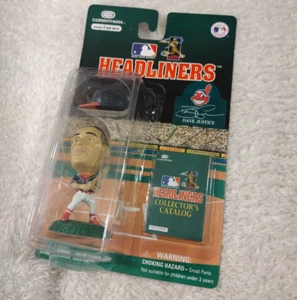 VINTAGE CLEVELAND INDAINS HEADLINERS BOBBLEHEAD DAVID JUSTICE SIGILLATO IN FABBRICA - Foto 1 di 11