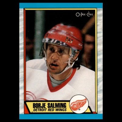 1989 O-Pee-Chee Borje Salming HOF Red Wings #278 Near Mint to Mint NM-MT - Image 1 of 4