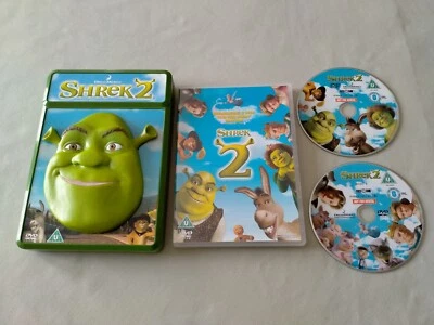 SHREK 2 limited edition UK 2-disc DVD in holder stand case - Image 1 of 4