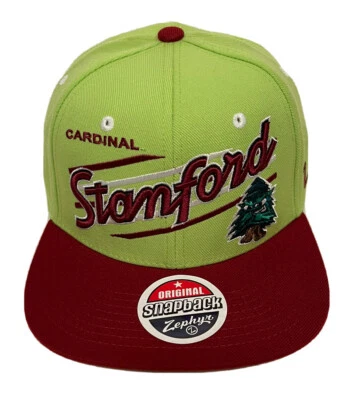 Zephyr NCAA Stanford Cardinal “Uprising" Flat Bill SnapBack Hat BRAND NWT - Image 1 of 4