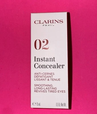 Clarins Instant Concealer #02 Full Size .5oz NEW IN BOX - Image 1 of 4