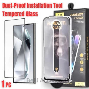 Protectores de pantalla de vidrio templado de fácil instalación para Samsung S25 Ultra S24 S23 Plus - Imagen 1 de 10