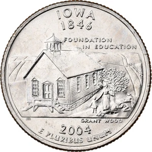 [#1501297] United States, Quarter, Quarter Dollar, 2004, U.S. Mint, Iowa 1846 - Picture 1 of 2
