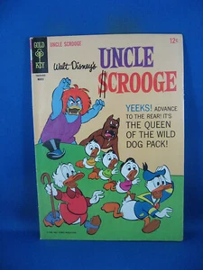 UNCLE SCROOGE 62 VG F BARKS QUEEN OF THE WILD DOG PACK 1966 - Picture 1 of 2