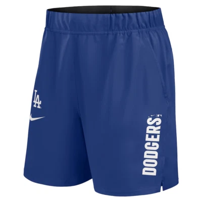 Pantalones Cortos Nike Woven Victory Performance Los Angeles Dodgers 2025 MLB Para Hombre Nuevos LA Foto 1 de 3