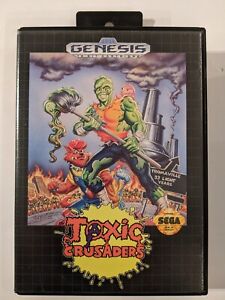 Toxic Crusaders (Sega Genesis) -- Troma -- Classic Action Game -- Complete