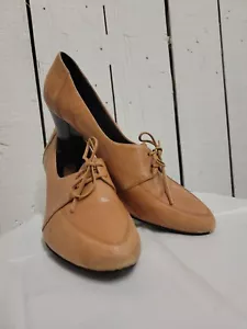 Vintage Sutton Plaza Designer Dress Shoes - Size 10M, Brown Women's S8 - Picture 1 of 9