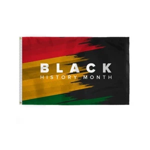 3x5 Ft Black History Month Flag Afro African American National Holiday Party - Picture 1 of 6