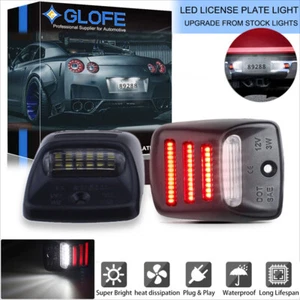 LED License Plate Light Rear Bumper Tag White Red Lamp For Toyota Tacoma Tundra - Picture 1 of 7