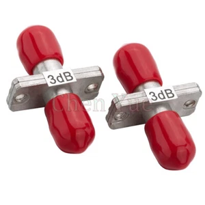 10pcs ST SM UPC Optical Attenuator Female to Female FF Fixed Adapter type ftth - Picture 1 of 5