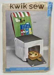 Kwik Sew Pattern R10686 Pizza Shop Chair Cover Indoor Fun Toy Oven Uncut FF - Picture 1 of 2