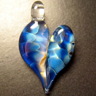 Boomwire+-+Glass+Heart+pendant+-+Contemporary+Handmade+lampwork++jewelry+bead