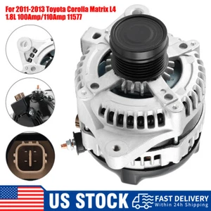 Alternator 11577 for Toyota Corolla Matrix 2011-2013 L4 1.8L CW 110Amp 6 Groove - Foto 1 di 8