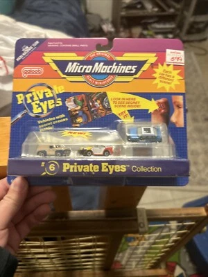 Vtg 1989 Galoob Micro Machines #6 Private Eyes Collection Secret Scenes Porsche - Image 1 of 4