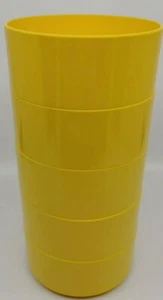 5 MIDCENTURY HELLER MASSIMO VIGNELLI MELAMINE CEREAL BOWLS 4.75" - Picture 1 of 4