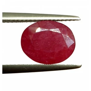4,60ct 5 Ratti natürlicher zertifizierter unbeheizter Rubin alter abgebauter Edelstein - Bild 1 von 4