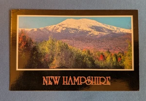Vtg postcard NEW HARMPSHIRE Snowcapped Mt. Washington White Mtn Natl Forest - Picture 1 of 2
