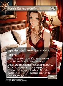 Aerith Gainsborough - MTG Anime Custom - Playtest - Picture 1 of 2