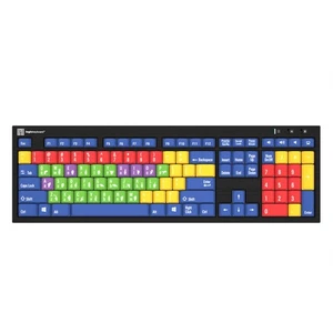 Logickeyboard Pedagogy Learning Keyboard, US English - Picture 1 of 1