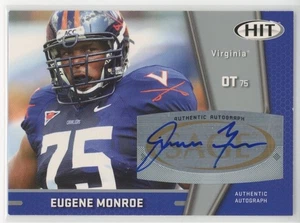 2009  SAGE HIT #A3 Eugene Monroe Autographs Virginia Cavaliers - Picture 1 of 2