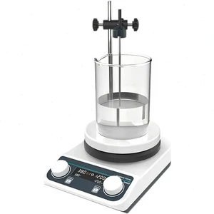 Digital Magnetic Hotplate Stirrer with Temp Probe Bracket Speed 200-1500rpm - Picture 1 of 9