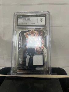 2020 Panini Prizm Sensational Swatches #SSWNJK Nikola Jokic CGC MINT 9 NBA MVP!! - Picture 1 of 2