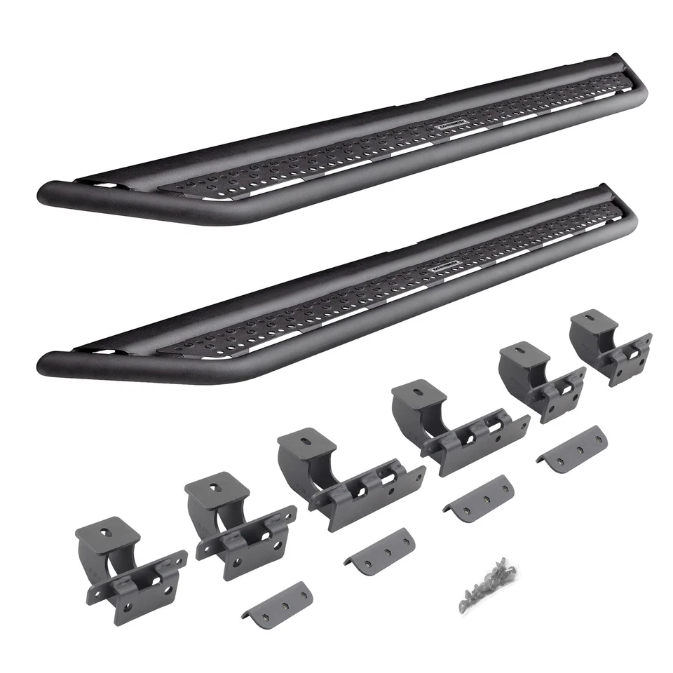 Escalones laterales de aluminio Go Rhino V3441580T V3 para Toyota Tundra 2007-2021 doble cabina Foto 1 de 1