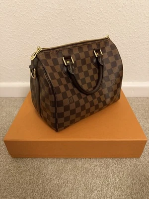 Louis Vuitton Speedy Bandouliere 25 Damier Ebene W/original packaging & receipt - Image 1 of 4