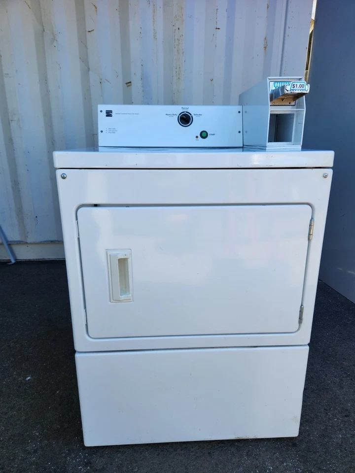 KENMORE COIN OPERATED FRONT LOAD GAS DRYER MODEL 110.77022710 SN: M85001412[REF] - Image 1 of 4
